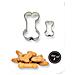 Bone Cookie Cutters And Cake Piccole E Grandi Dimensioni Set Di 2 - Foto miniatura 2