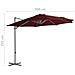 Ombrellone A Sbalzo Con Palo In Acciaio 300 Cm Rosso Bord? - Foto miniatura 5