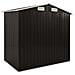 Capanno Da Giardino Con Scaffali Marrone 205x130x183 Cm Ferro - Foto miniatura 6