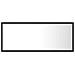 Specchio da Bagno a LED Nero 100x8,5x37 cm in Acrilico - Foto miniatura 7