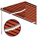 Tenda Automatica ParasoleLEDSensoreVento 4x3 m ArancioMarrone - Foto miniatura 6