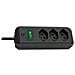 1158622 3ac Outlet (s) 2m Nero Prolunghe E Multiple - Foto miniatura 1