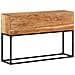 Tavolo Consolle 120x30x75 Cm In Legno Massello Di Acacia - Foto miniatura 2