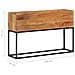 Tavolo Consolle 120x30x75 Cm In Legno Massello Di Acacia - Foto miniatura 4