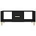 Tavolino Da Salotto Nero 102x50x40 Cm In Legno Multistrato - Foto miniatura 3