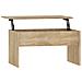 Tavolino Salotto Rovere Sonoma 80x50,5x41,5cm Legno Multistrato - Foto miniatura 1