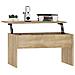 Tavolino Salotto Rovere Sonoma 80x50,5x41,5cm Legno Multistrato - Foto miniatura 3