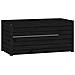 Contenitore Giardino Nero 101x50,5x46,5 Cm Legno Massello Pino - Foto miniatura 2