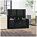 Contenitore Giardino Nero 101x50,5x46,5 Cm Legno Massello Pino - Foto miniatura 3