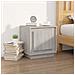 Comodini 2 Pz Grigio Sonoma 44x35x45 Cm In Legno Multistrato - Foto miniatura 3