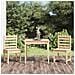 Set Bistrot Da Giardino 3 Pz In Legno Massello Di Pino - Foto miniatura 1
