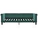 Divano Letto Con Materasso Verde Scuro 80x200 Cm In Velluto - Foto miniatura 2