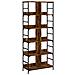 Libreria Rovere Fumo 78,5x33x188,5 Cm In Legno Multistrato - Foto miniatura 2