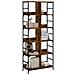 Libreria Rovere Fumo 78,5x33x188,5 Cm In Legno Multistrato - Foto miniatura 3