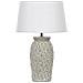 Lampada Da Tavolo Khoper Ceramica Grigio - Foto miniatura 2