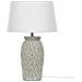 Lampada Da Tavolo Khoper Ceramica Grigio - Foto miniatura 3