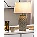 Lampada Da Tavolo Khoper Ceramica Grigio - Foto miniatura 8