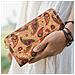 Pochette In Sughero, Collezione Ecocork Chiusura A Zip E Magnetica - Foto miniatura 2
