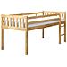 Letto Rialzato Legno Legno Chiaro 90 X 200 Cm Peipin - Foto miniatura 2