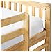 Letto Rialzato Legno Legno Chiaro 90 X 200 Cm Peipin - Foto miniatura 6