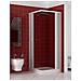 Box Doccia In Pvc Angolare Con Apertura A Soffietto 80 X 80 Modello Delfino - Foto miniatura 3