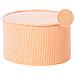 Pouf Zikria Velluto Rosa Pesca - Foto miniatura 2