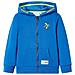 Felpa con Cappuccio e Cerniera per Bambini Blu 128 - Foto miniatura 1
