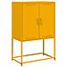 Credenza Giallo Senape 68,5x38,5x107 Cm In Acciaio - Foto miniatura 1