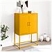 Credenza Giallo Senape 68,5x38,5x107 Cm In Acciaio - Foto miniatura 2