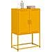 Credenza Giallo Senape 68,5x38,5x107 Cm In Acciaio - Foto miniatura 3