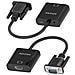 A115-0873 cavo e adattatore video 0,2 m HDMI + 3.5mm + Micro-USB Type-B VGA (D-Sub) Nero - Foto miniatura 4