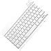 Tastiera Bluetooth Wireless - Ricaricabile Da 10 Pollici White - Foto miniatura 2