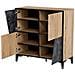 Libreria 4D OVO 90x38xH90 rovere /cemento - Foto miniatura 3