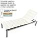 Cuscino per lettino FLAIR - Bianco - 200x70cm - Foto miniatura 2