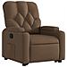 Poltrona Alzapersona Reclinabile Marrone in Tessuto - Foto miniatura 4