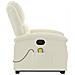 Poltrona Alzapersona Massaggiante Elettrica Crema Velluto - Foto miniatura 9