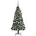 Set di Albero di Natale Artificiale LED & Palline Verde 180 cm PET - Foto miniatura 4