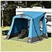 Tenda con tetto Altro Blu e Nero 285 x 255 x 245 cm Poliestere - Foto miniatura 2