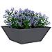 Vaso a Ciotola da Giardino 5 pcs Antracite 40 x 40 x 15 cm - Foto miniatura 3