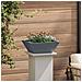 Vaso a Ciotola da Giardino 5 pcs Antracite 40 x 40 x 15 cm - Foto miniatura 4