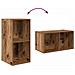 Mobile TV da Parete 2 pcs Legno Antico 37 x 37 x 72 cm - Foto miniatura 8