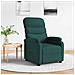 Poltrona Reclinabile in Tessuto Verde Scuro - Foto miniatura 2