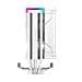 AK400 Digital PRO WH Processore Raffreddatore d'aria 12 cm Bianco 1 pz - Foto miniatura 5