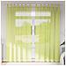 Tende in Voile con Linguetta 2 pz Verde Mela - Foto miniatura 2