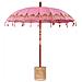 Parasol Balinese Rosa 210-220 cm Cotone, legno massello - Foto miniatura 1