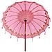 Parasol Balinese Rosa 210-220 cm Cotone, legno massello - Foto miniatura 8