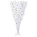 Albero di Natale artificiale Bianco 210 cm PVC e Acciaio - Foto miniatura 3