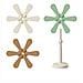 Set Di 3 Sottobicchieri Termoresistenti In Silicone Con Base Rotonda - Design Albero Di Natale - Foto miniatura 1