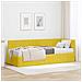 Struttura Letto Angolare con Materasso 2 pcs Giallo Velluto - Foto miniatura 2