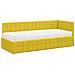 Struttura Letto Angolare con Materasso 2 pcs Giallo Velluto - Foto miniatura 4
